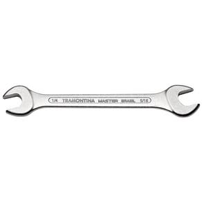 Chave Fixa 1-4x5-16" Tramontina Com Corpo Em Aço Especial Cromado