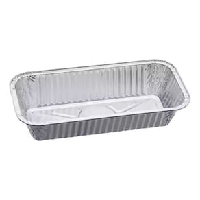 Bandeja Marmitex Alumínio Retangular 650ml - 50 Unidades (Ideal Para Microondas)