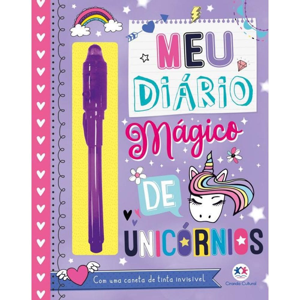 Livro Meu Diário Mágico De Unicórnios