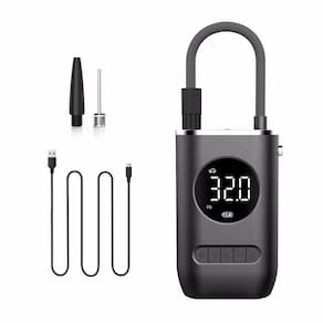 Bomba De Ar Portátil Elétrica Bateria 2000Mah C/Luz Led