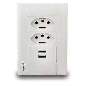 Tomada Carregador Usb Duo
