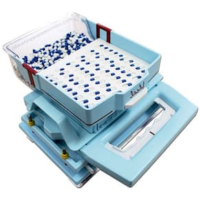 Encapsuladora Semi-automática 120 Capsulas N0 A0 Azul Manipu