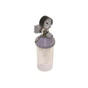 Aspirador Rede Vacuômetro Ar 400 Ml C/frasco Coletor Polieti