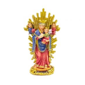 Nossa Senhora Do Perpétuo Socorro Enfeite De Resina 15 Cm
