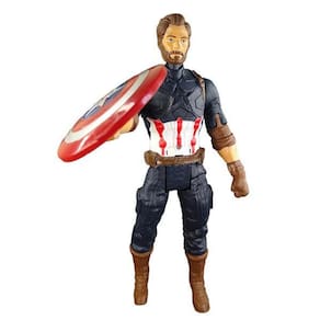 Boneco Action Figure Vingadores Capitão America Fala 29Cm 9