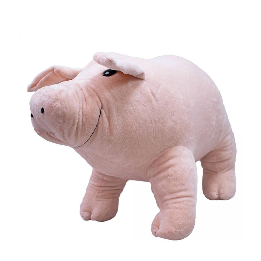 Porco Pelúcia 25 Cm Rosa Lindo Fofy Toys