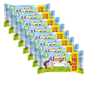 Kit C/08 Lenço Umedecido Turma da Alegria - Leve 140 Pague 120