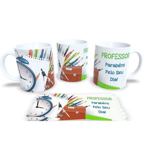 Canecas de Porcelana Personalizadas  dia dos Professores