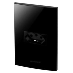 Conjunto 1 Tomada 20A - Inova Black Piano - Blp02