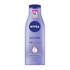 Loção Hidratante Nivea Soft Milk 200ml - Hidratação 48h