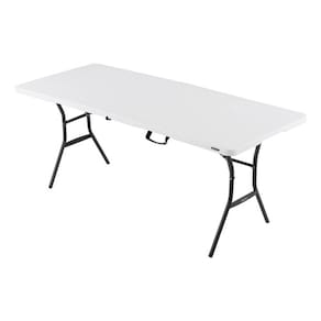 Mesa Dobrável Plástico Portátil 180cm Vira Maleta - Lifetime