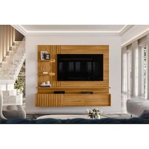Home Theater Atena para TV de até 65 polegadas - Cumaru - Madetec