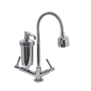 Torneira Bica Móvel Cozinha Metal Cromado Tubo Flexível