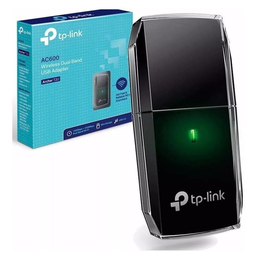 Adaptador Usb Dual Band Wireless Tp-Link T2U Ac600 Tp-Link