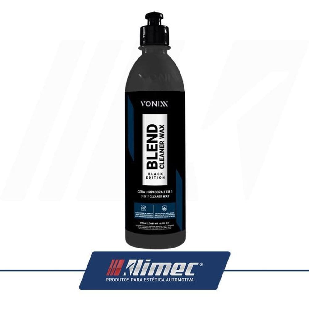 Blend Cleaner Wax Black Vonixx Cera Limpadora 3 Em 1 500Ml