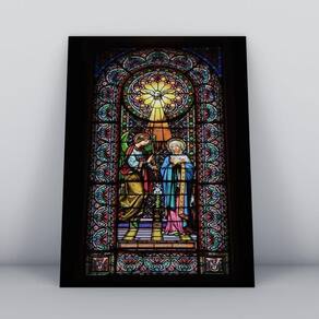 Quadros TAC religião-047-m2 Colorido 20x30cm - MDF