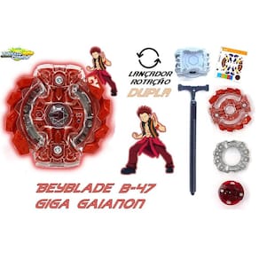 Beyblade Burst C/Lançador Giga Gaianon Beyblader Gou Shagake