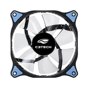 Cooler C3TECH para gabinete F7-L130BL 3 pinos 12cm