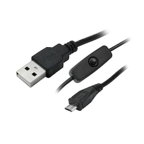 Cabo Micro Usb Robotica-Micro Usb + Usb A Macho 1.20M Preto