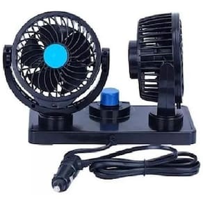 Ventilador Automotivo Duplo 24V Ajustável Forte 2 Velocidade