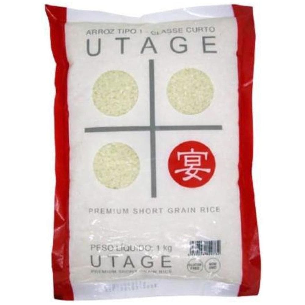 Arroz Utage Para Sushi Tipo 1 Classe Curto 1Kg
