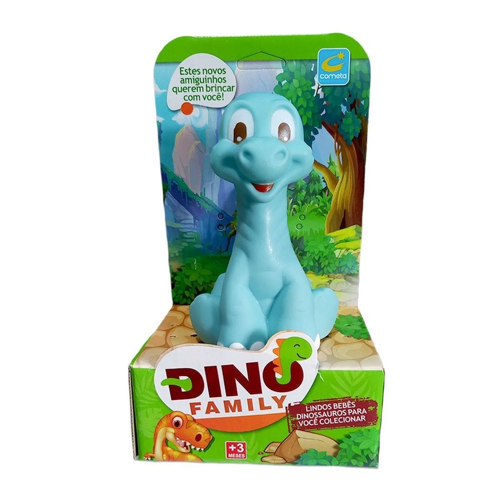 Brinquedo Dino Family Branquiossauro Baby Mark Infantil