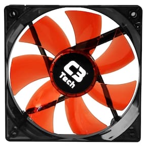 Cooler Fan F7-L100 Vermelho Storm 12cm com LED C3T