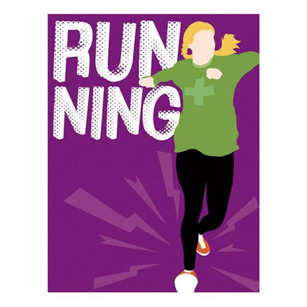 Kit 3 Placas Sinalização - Running