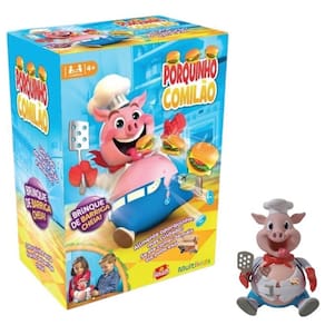 Jogo Desafio Do Porquinho Comilão Explode Porcão - Multikids