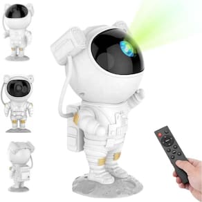 Astronauta Projetor Luz Luminária Estrela Noturna Galáxia
