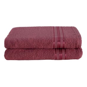Kit 02 Toalhas de Banho Linea Cereja 1,25m x 65cm