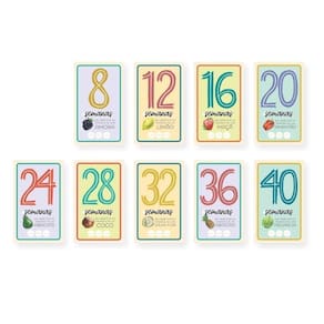 Kit Com 12 Plaquinhas Cartões Momentos Gravidez Coloré