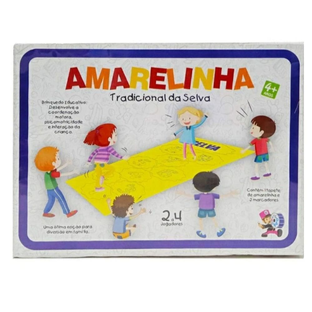 Amarelinha Tradicional Da Selva Brinquedo Educativo