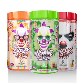 Trio De Pré Treinos Demons Lab Insane, Crazy E Psicho Killer