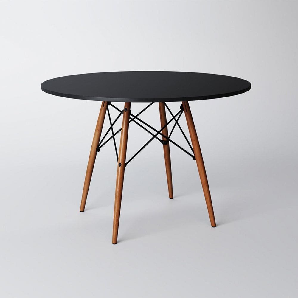 Mesa Eames Dkr 90 Cm Altura: 76cm Diâmetro: 90cm Preto