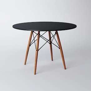 Mesa Eames Dkr 90 Cm Altura: 76cm Diâmetro: 90cm Preto