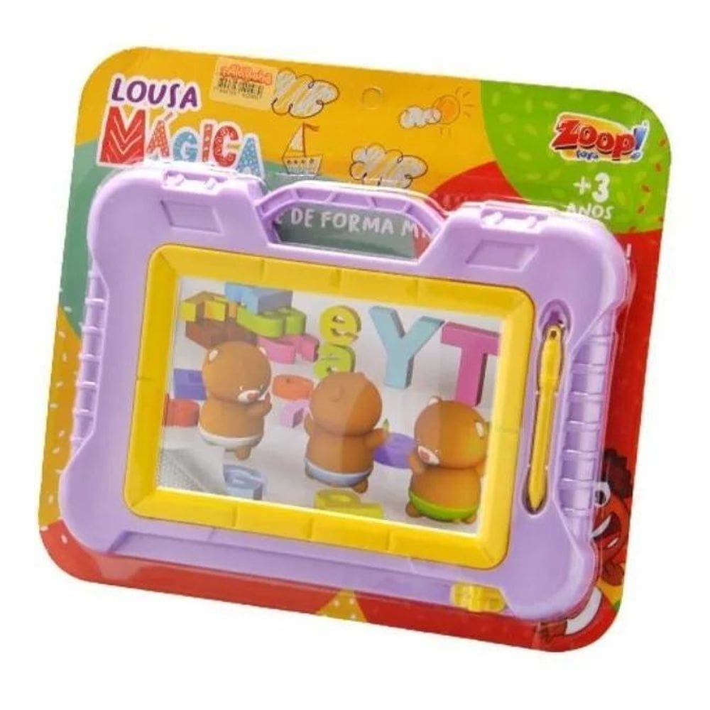 Lousa Mágica Criativa Infantil Desenho Com Apagador E Caneta