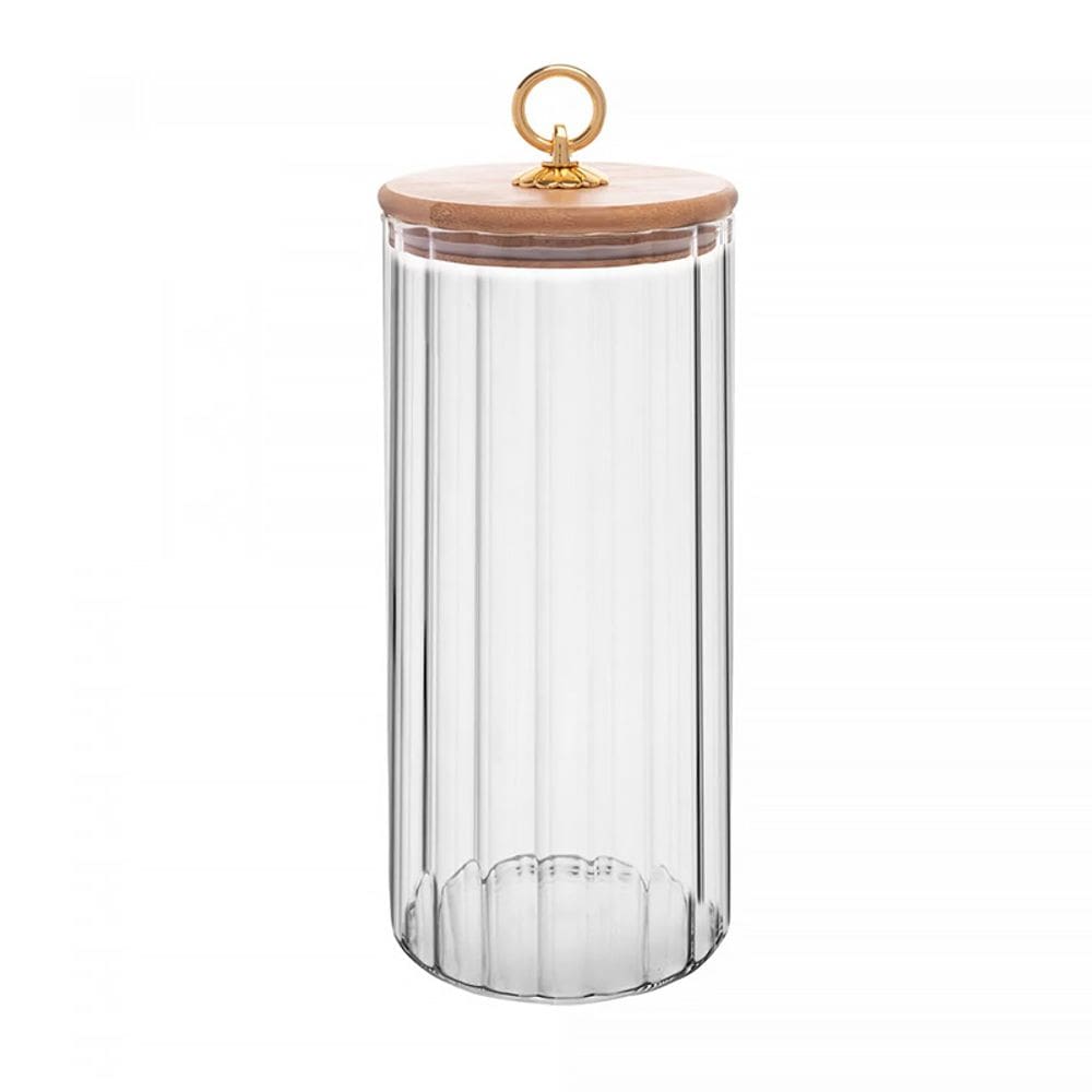Porta Mantimento de Vidro Borossilicato com Tampa de Bambu Classic 1,150L 20669 - Wolff