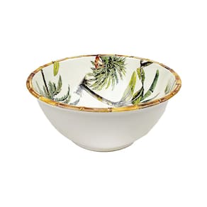 Bowl Melamina Borda Bambu Desenho 15x7cm 50100 - EntreCasa