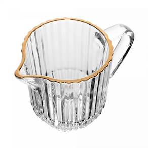 Leiteira de Cristal com fio de Ouro Imperatriz 220ml 20850 - Wolff