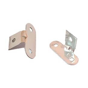Cantoneira Inox Fixar Moveis Marcenaria Gaveta Armario 100Pç