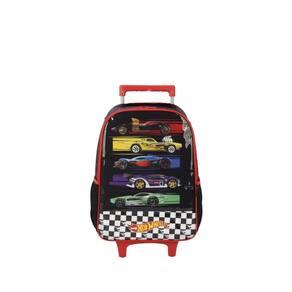 Mochila de Rodinhas Luxcel Hot Wheels 43x31x16cm 21 Litros