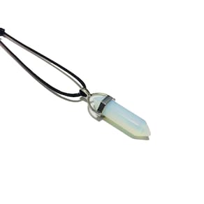 Colar Pedra da Lua Opalina Obelisco