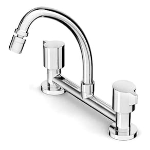Misturador para Cozinha de Mesa Bica Móvel com Arejador Articulado Fit Cromado