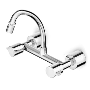 Misturador para Cozinha de Parede Bica Móvel com Arejador Articulado Fit Cromado