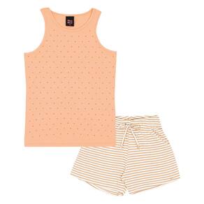 Conjunto Juvenil Menina - Pessego - 50826-1292
