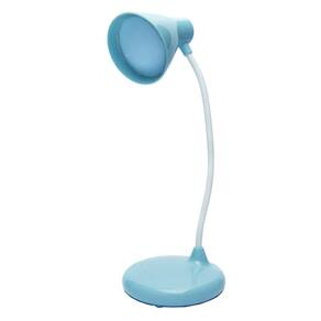 Luminária De Mesa Led -Touch Usb Azul