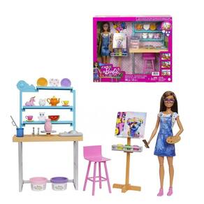Barbie Estúdio De Arte Criativo Com Boneca 3+ Hcm85 Mattel