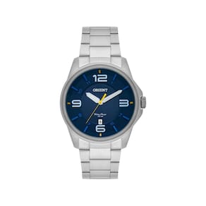 Relógio Orient Masculino Aço Azul 10ATM Calendário MBSS1288