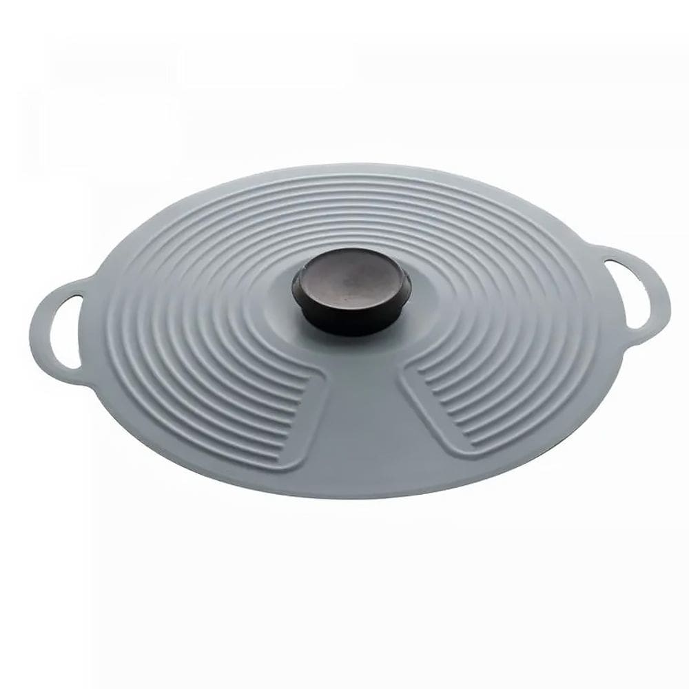 Tampa de Silicone para Panelas 27cm Cinza 4910 - Lyor